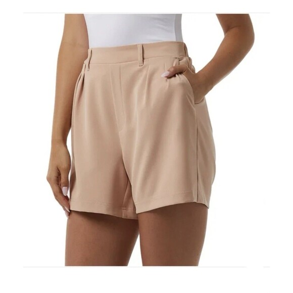 NWT 32 Degrees Cool Women's Pull On Pleated Shorts PLUS SIZE XXL - Picture 1 of 12